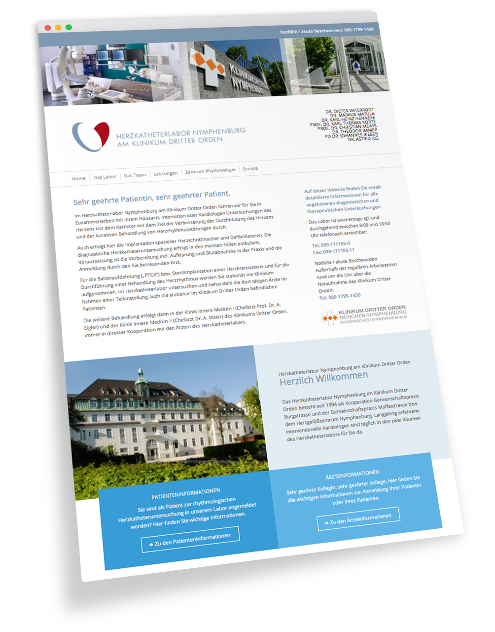Kardio München Website